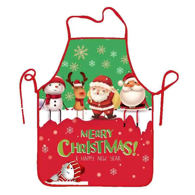Home Cooking Dinner - 1PC Grembiule da Babbo Natale Albero