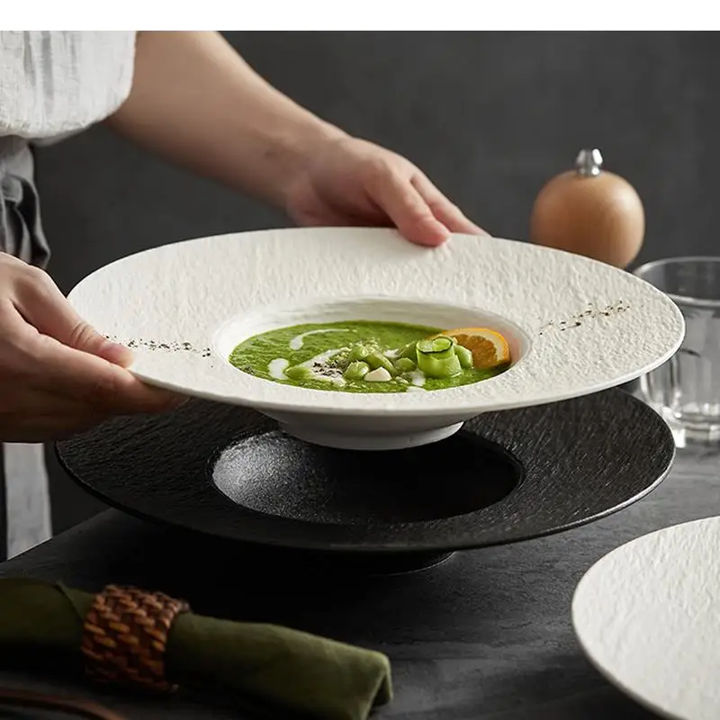 Home Cooking Dinner - Piatto in Ceramica per Pasta e