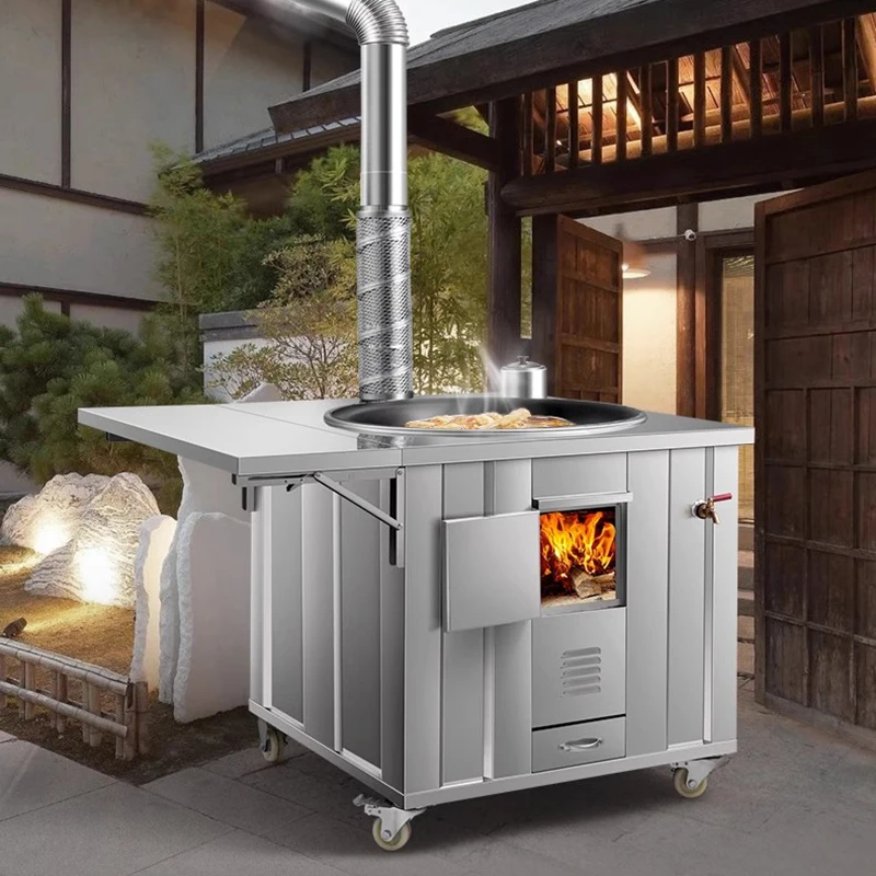 Home Cooking Heater - Stufe a legna in acciaio inossidabile,
