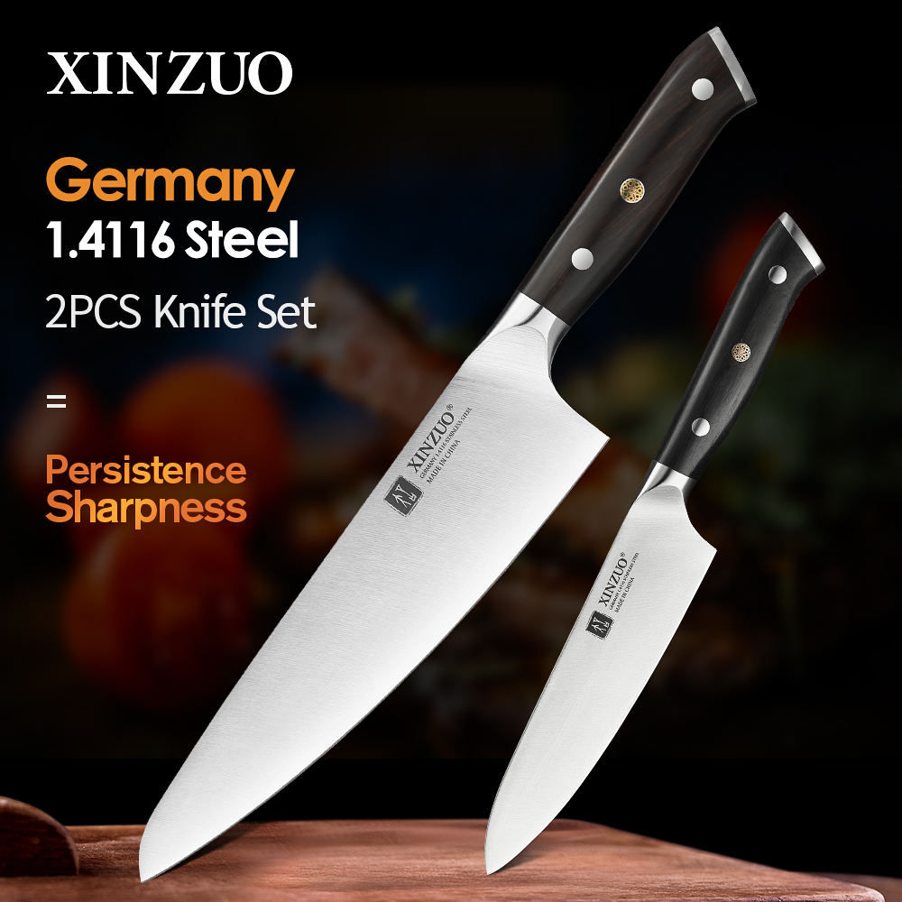 Home Cooking Chef - XINZUO 2 pezzi Coltelli Set Alto