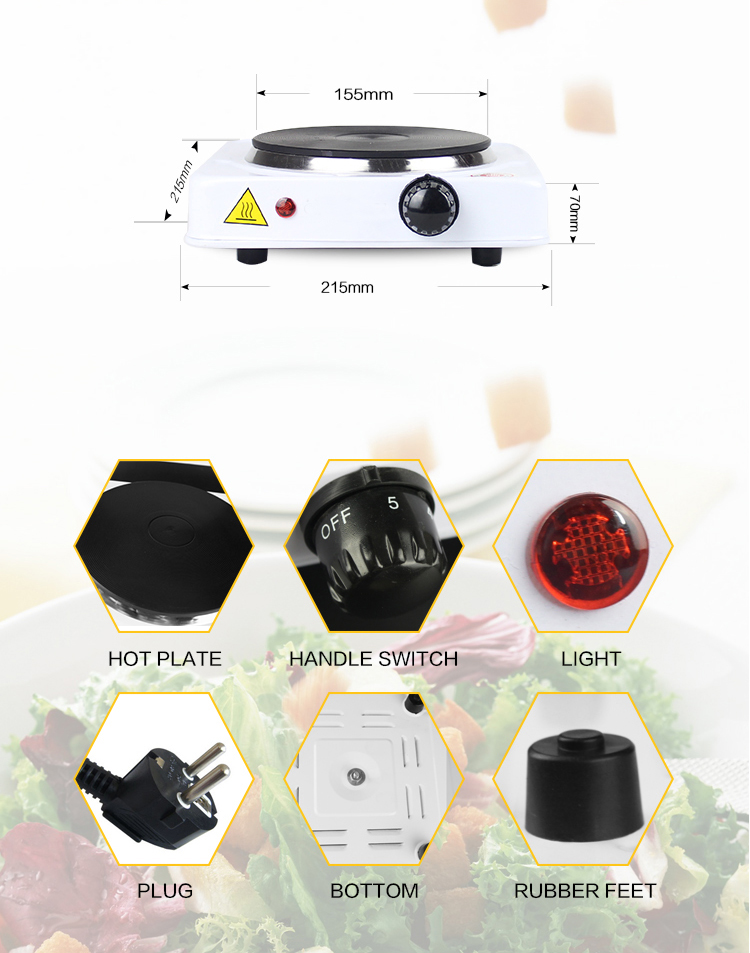 220V 1000W spina ue bruciatore - Home Cooking Heater recensione e prezzo