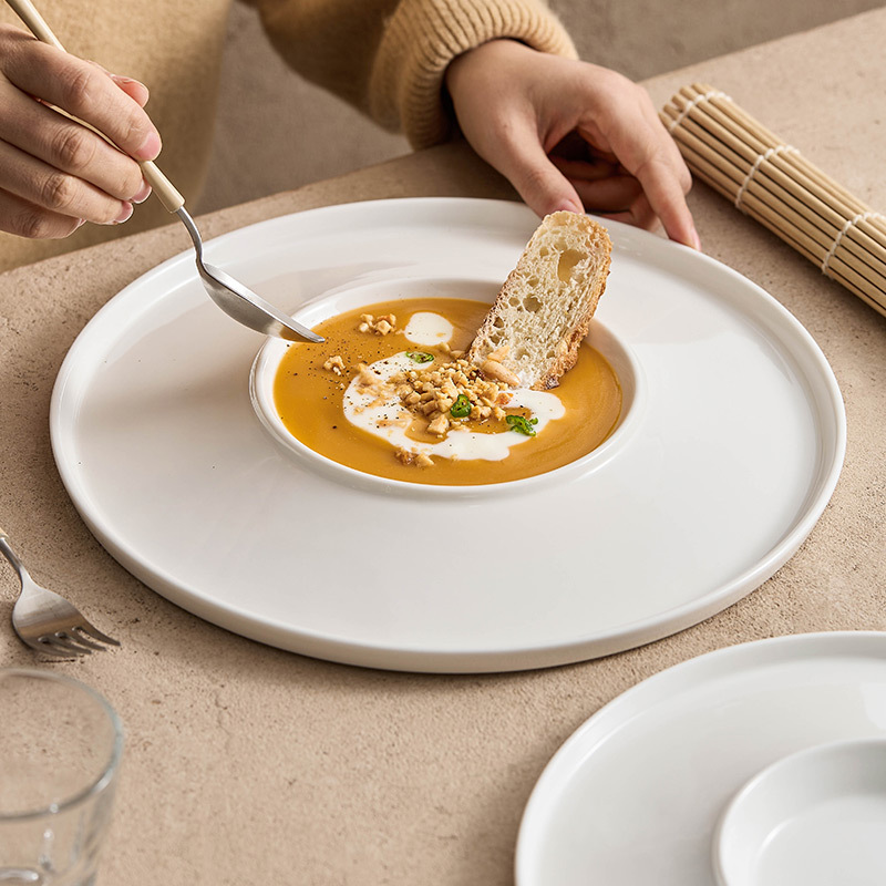 Piatto da Cena in Ceramica Con - Home Cooking Dinner recensione e prezzo